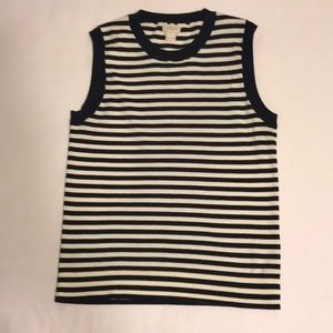 J. Crew stripe vest XS
